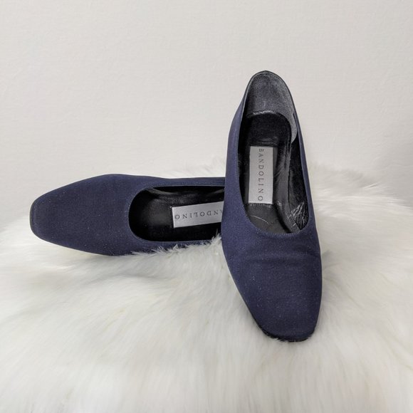 BOGO 1/2 Off Bandolino Black Wedge Heels - Picture 3 of 6